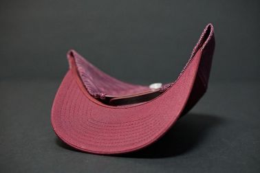 Maroon Fishing Cap with 3D Fish