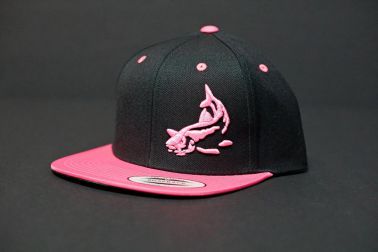 Pink Fishing Cap with 3D Fish