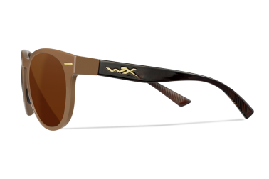 Glasses Wiley X COVERT Captivate™ Polarized Copper Gloss Coffee/Crystal Brown Frame