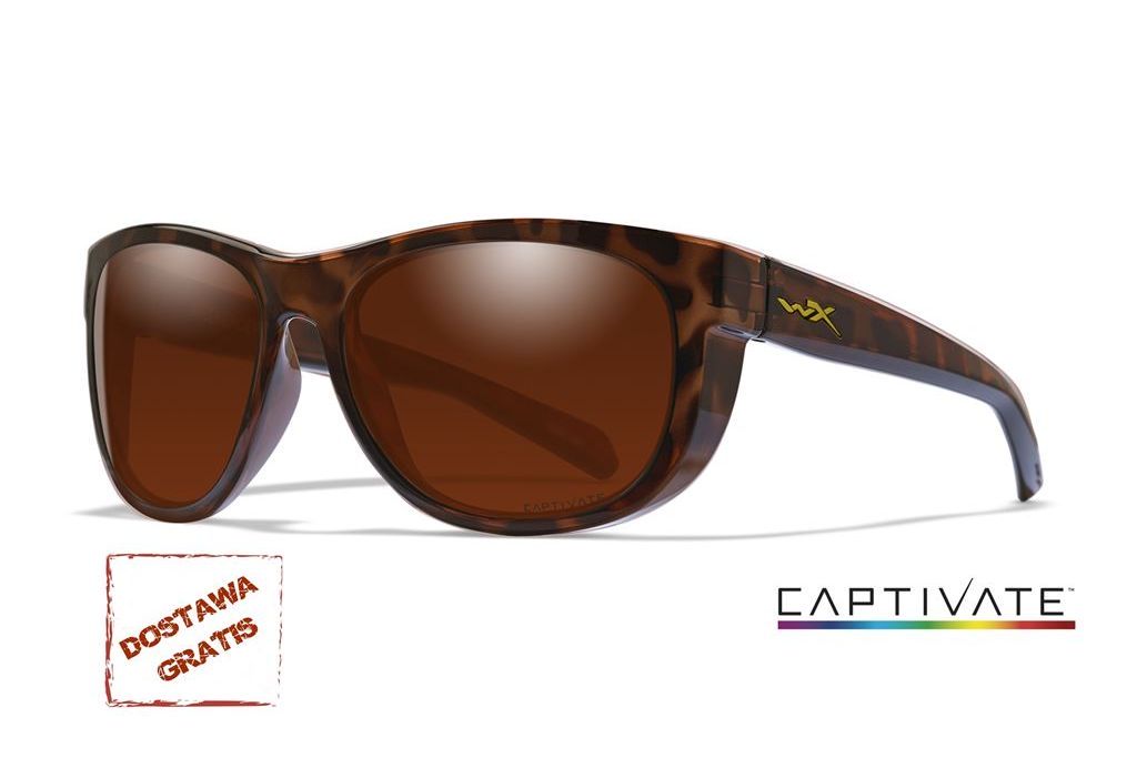 Glasses WileyX WEEKENDER Captivate™ Polarized Copper Gloss Demi Frame