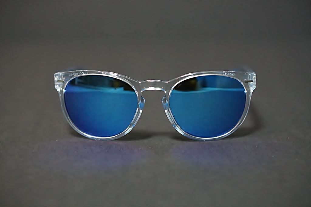 Glasses Wiley X COVERT Captivate Pol Blue Mirror Gloss Crystal Light Sapphire Blue Frame