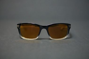 Glasses Wiley X Helix Captivate Polarized Bronze Mirror Gloss Black Fade to Clear Crystal Frame
